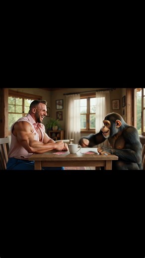 POV: Addy and the Chimp Forget They’re Enemies 😂
