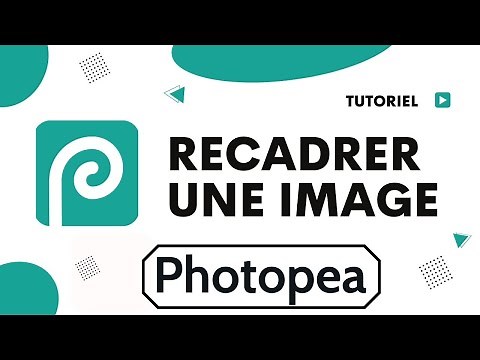 Comment recadrer une image sur photopea