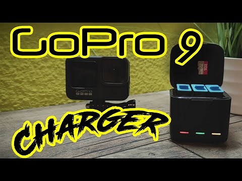 GoPro 9 und 10 Batterie Akku Ladegerät 3 fach Charger Vorstellung und Test.