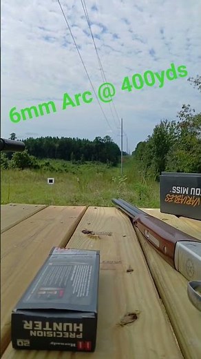 Custom 6mm ARC MDT ORYX Chassis with a Howa Mini barreled action from Brownells at 400yds