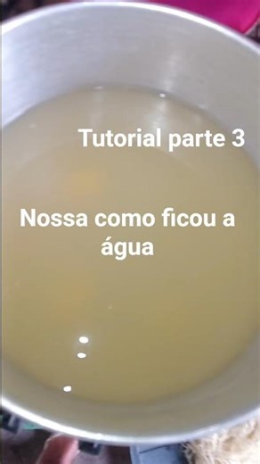 a cor da água fica desse jeito tutorial parte 3#artesanato #croche