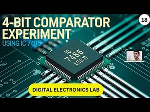 4 bit magnitude comparator experiment ,IC 7485,