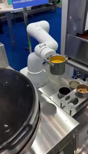 13K views · 152 reactions | Check China’s automatic intelligent cooking robot! It cooks amazing & delicious egg fried rice! #chinatech | Embassy of The People's Republic of China in the United States | Facebook