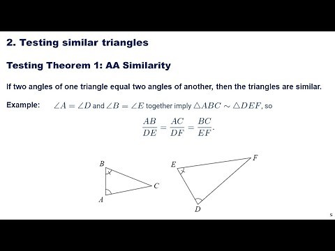 Topic 5: Similar Triangles