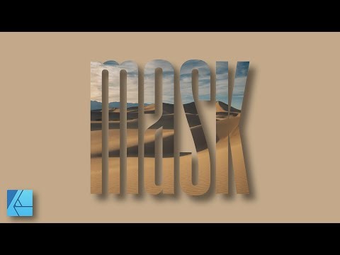 How to fill text with picture [Affinity Designer]