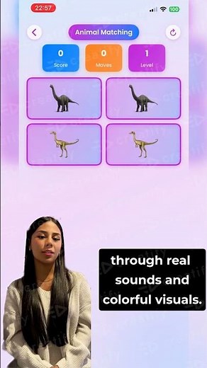 Animal Matching for Kids | Learn While Playing 🧩