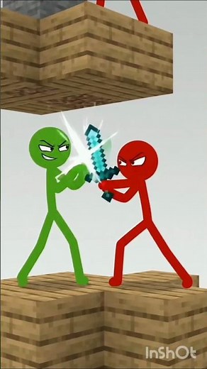 Epic Stickman Battle in a Minecraft World! 🔥 Color Challenge | No Voice | Original 2D Animation