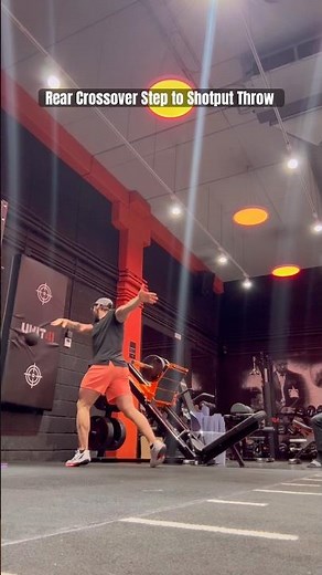 Rear Crossover Step to Rotational Shotput Throw MB