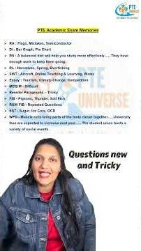 PTE Latest Exam Memories 2025 | Real Exam Questions & Updates 🔥