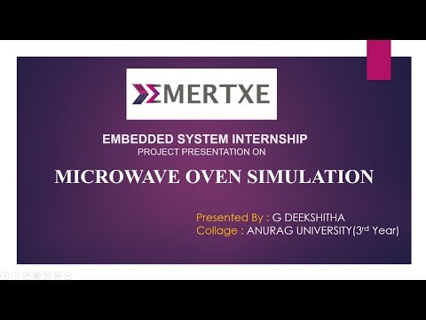 Microwave Oven Simulation Project | Embedded Systems | Emertxe Internship.