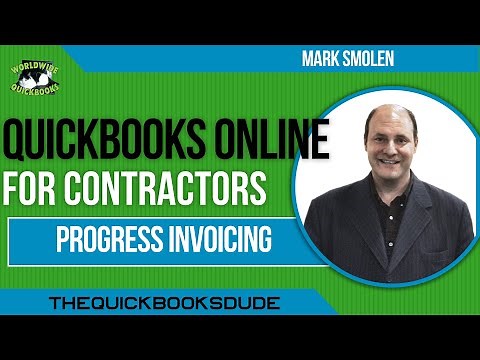 Progress Invoicing In QuickBooks Online For Contractors