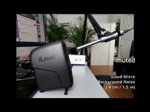 IK Multimedia iLoud Micro Monitor - Background Noise at 4 cm / 1.5 inch