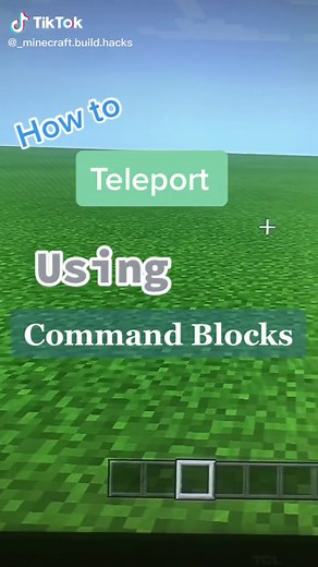 How to Teleport in Minecraft Using Command Blocks