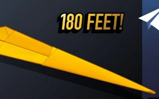 How to Make an EPIC Paper Airplane that Flies SUPER FAR! — Quill — Designed by W