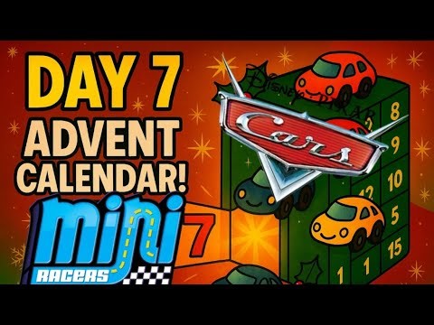 DAY 7 Advent Calendar Surprise! 🚗 Opening Door #7– Disney cars Mini Racers Unboxed!