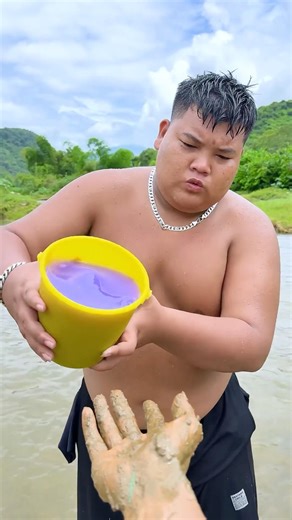 Dirty Water vs Clean Hands Challenge p2 #cute #pingpong