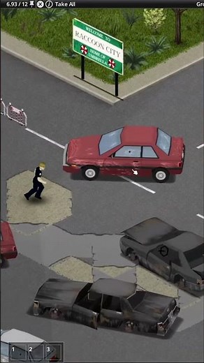 Project Zomboid: Raccoon City Mod - Leon's First Day! #shorts