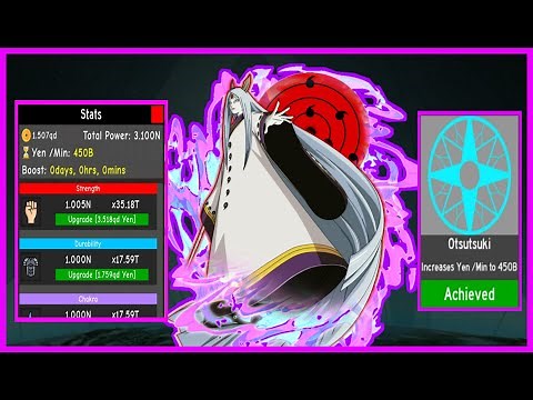 I REACHED 3N TOTAL POWER AND UNLOCK OTSUTSUKI CLASS! - Anime Fighting Simulator - Part 33