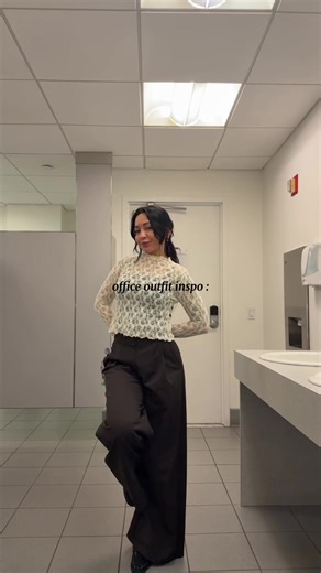 Chic Office Outfit Ideas with Lace Accents