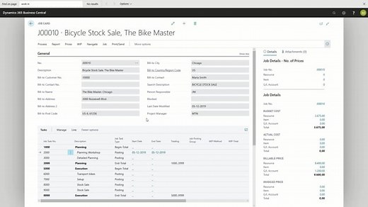 Create a job planning line - simple