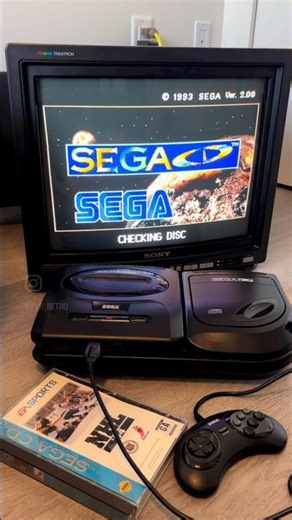 The Sega CD intro is low key FIRE! ❤️‍🔥💿😎
