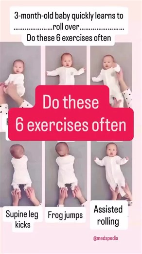 Rolling is one of those milestone moments that feels so exciting—and sometimes a little stressful when it hasn’t happened yet. Here’s the good news: you don’t need fancy gear or “training” to support it. You just need intention, consistency, and a few simple, baby-led exercises. 🤍 Rolling happens when babies build the strength, coordination, and body awareness to move with control—not when we rush it. You can gently encourage this skill during everyday play without forcing or positioning your b