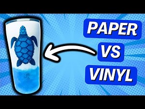 CLEAR PRINTABLE VINYL VS CLEAR STICKER PAPER - WHICH IS BETTER?