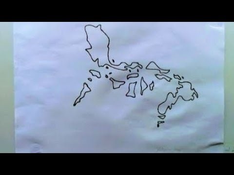 How to draw a map of philippines.