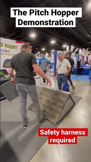 Did you know that The Pitch Hopper has two different sides? #ThePitchHopper #roofing #shorts