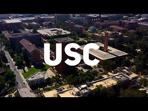 USC - University of Southern California, Los Angeles by drone