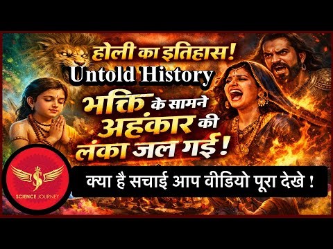 🔥होली का इतिहास ! क्या है सचाई आप वीडियो पूरा देखें ! Science Journey