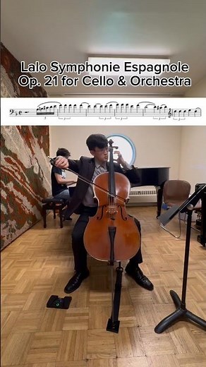 Lalo Symphonie Espagnole Op. 21 for Cello & Orchestra #cello #concerto #violin #music #piano o