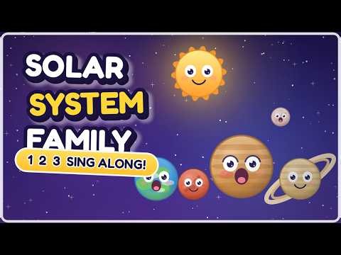 Solar System Family | 🌞 Planet Song for Kids |Nursery Rhymes for Toddlers
