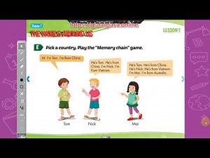 Theme 7 The World around us –Lesson 1-6 i-learn Smart Start 4 (https://gialaigiasu.online - TA 4)