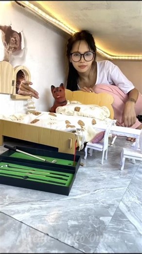 बदमाश चिंटू मेरे खाने को झूठा कर दिया ll Carriage House wooden artist ll #cartoon #shortvideo