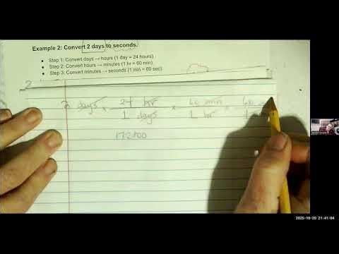 10 Lecture Video Multi Step Conversions in the U.S. System and Time