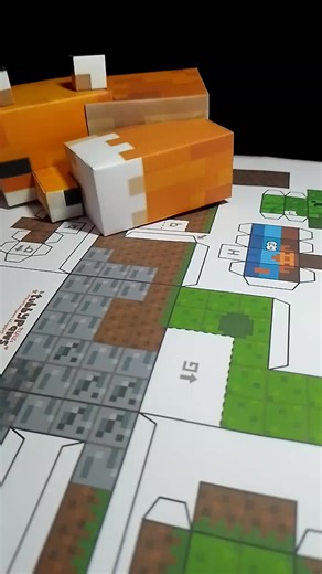 Exploring Minecraft Papercraft Dioramas