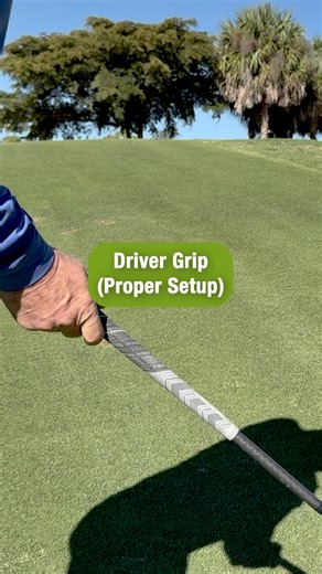 Scratch Golf Academy on Instagram: "Driver Grip (Proper Setup)"