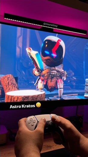 The God of War... but mini. :) | Astro Bot #astrobot #ps5 #game #kratos
