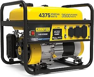Champion Power Equipment 4375-Watt RV Ready Portable Generator with CO Shield