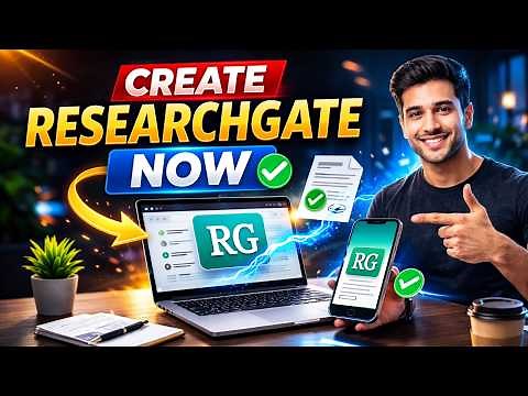 How to create ResearchGate account without institutional ID | Another Way
