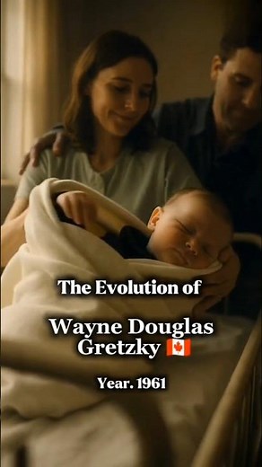 Evolution of Wayne Douglas Gretzky 🏒🇨🇦 | The Great One | #HistoryShorts #HockeyLegend