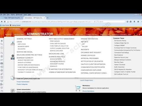 SAP Hybris Cloud for Customer: C4C Overview