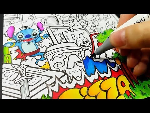 From Sketch to Color | How I Ink and Color My Doodle Art