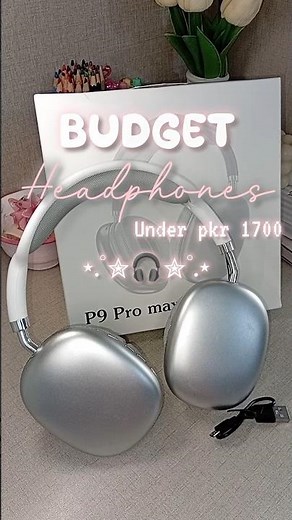 Unbox my aesthetic headphones with me 🎧🎀✨️ #headphones #aesthetic #unboxing