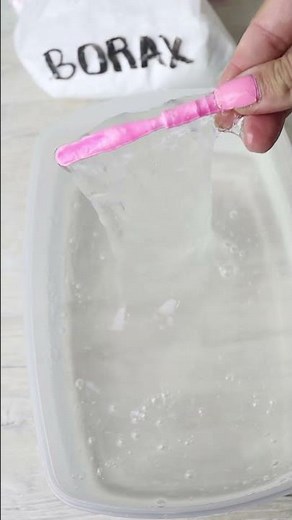 Cómo hacer Slime Transparente con Agua fácil y rápido #shorts clear slime | NiNi