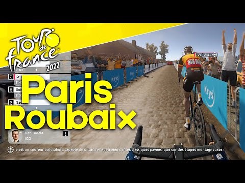 PARIS ROUBAIX EN VUE PREMIÈRE PERSONNE - GAMEPLAY FR TOUR DE FRANCE 2022