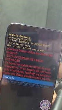 How to factory reset Samsung A20