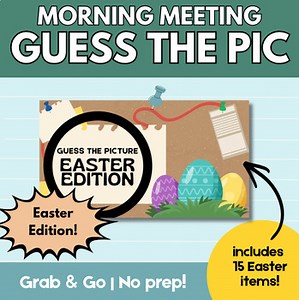 Easter Game | Morning Meeting Guess the Picture | Brain Break & Spring Warm-Up
