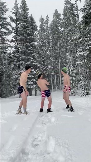 Shirtless Bros Brave the Cold in Crazy Winter Photoshoot